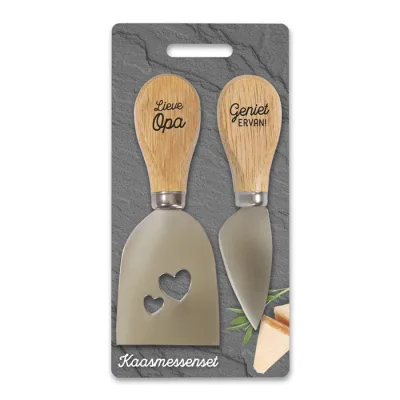 Kaasmesjes speciaal voor opa set van 2 stuks