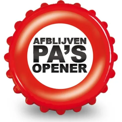 Exclusieve Vaderdag Flesopener - Afblijven Pa's Opener!
