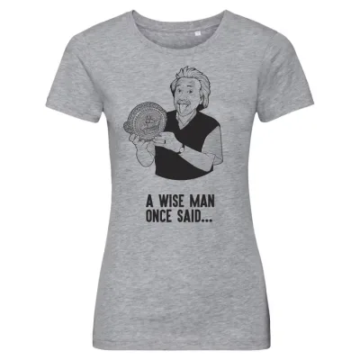 Deventer mandje T-shirt dames grijs