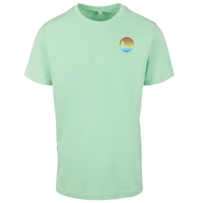 Deventer retro klein heren T-shirt mint groen met tekst