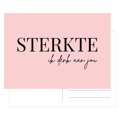 Kaart Sterkte roze