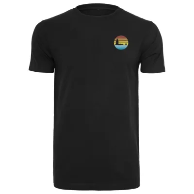 Deventer retro klein heren T-shirt zwart zonder tekst