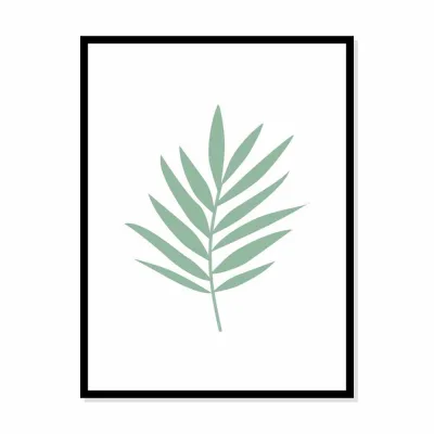 Poster blad groen