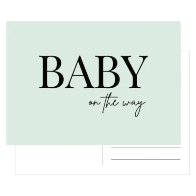Kaart Baby on the way