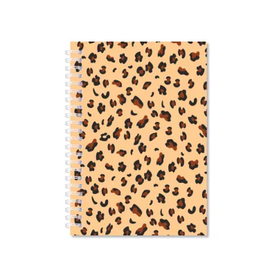 Notitieboek dierenprint bruin