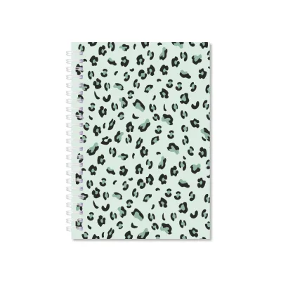Notitieboek dierenprint groen