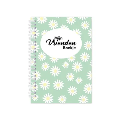Vriendenboekje voor volwassenen groen