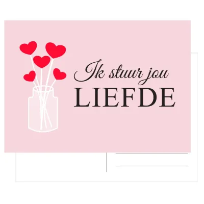 Kaart Ik stuur jou liefde