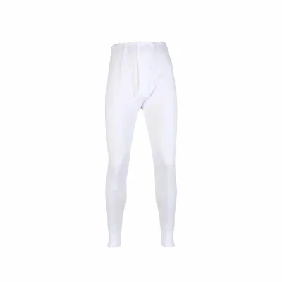 Beeren lange pantalon heren wit interlock