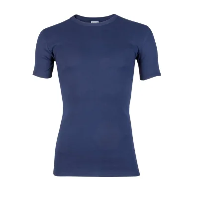 Beeren heren T-shirt ronde hals donker blauw