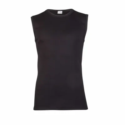 Beeren heren shirt ronde hals zwart