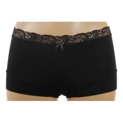 AVET dames shortje zwart kant 38832