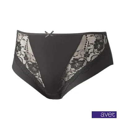 AVET dames slipje zwart 32531