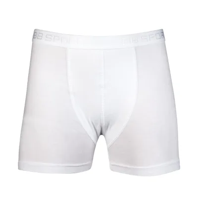 Jongens boxershort stretch wit, 2 stuks