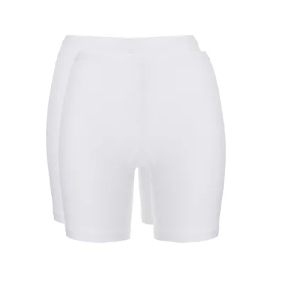 Ten Cate Fietsonderbroek wit 32285 2-pack