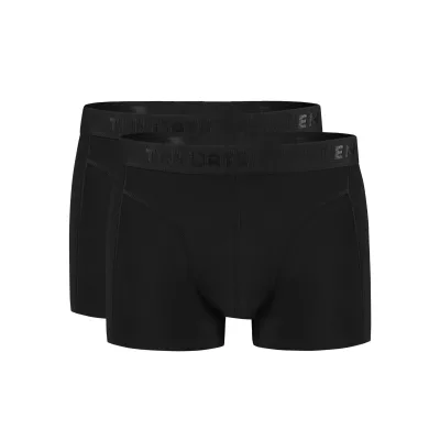 Ten Cate Boxershort zwart 2 pack 32321 korte pijp