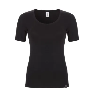 Thermoshirt korte mouw zwart 30239