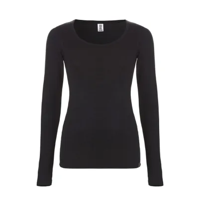 Thermo shirt lange mouw zwart