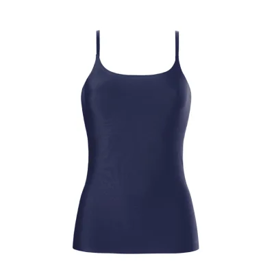 Dames Secrets Spaghetti shirt blauw 30249