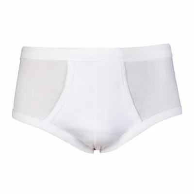 Beeren heren slip wit, 2 stuks