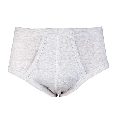 Beeren heren slip licht grijs, 2 stuks