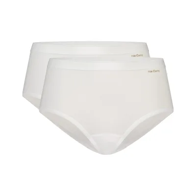 Ten Cate dames slip 32280 midi wit 2-pack