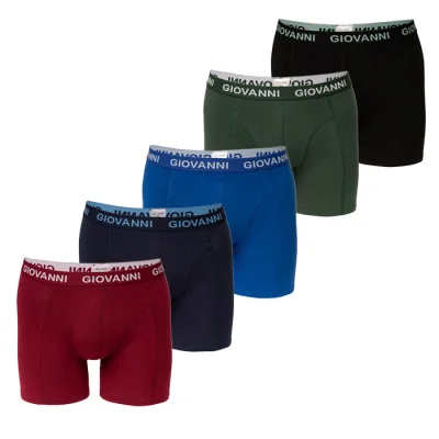 Giovanni 5-pack herenboxer, type Cloudy