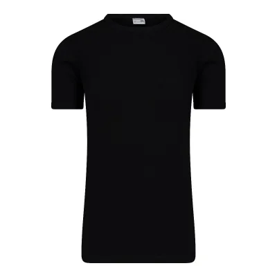 Beeren T-shirt ronde hals zwart EXTRA LANG