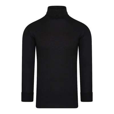 Beeren Thermo Heren Colshirt zwart