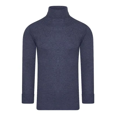 Beeren Thermo Heren Colshirt blauw
