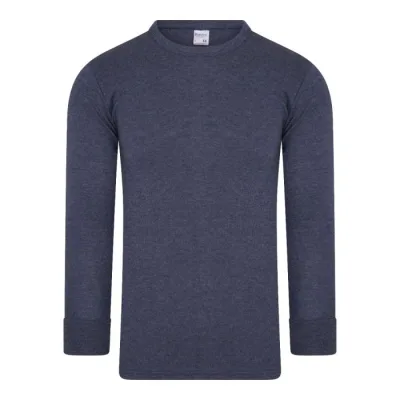 Beeren Thermo Heren Shirt Lange Mouw blauw