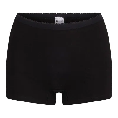 Beeren Softly Dames Panty zwart, 2 stuks