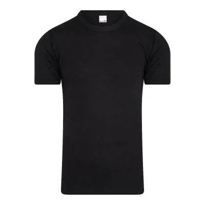 Beeren Thermo Heren Shirt Korte Mouwen zwart