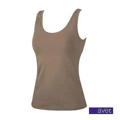 Avet dames hemd Taupe 7591