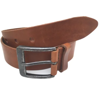 Broekriem 4 cm cognac