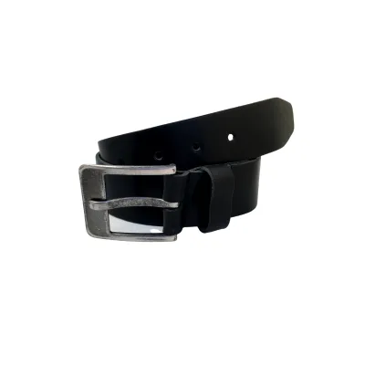 Broekriem 4,5 cm breed kleur zwart