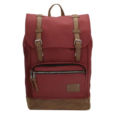 EB RUGZAK SANTIAGO BORDEAUX ROOD 17 INCH LAPTOP 23 LITER