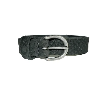smalle riem 2 cm breed jungle zwart