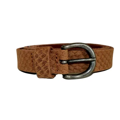 smalle riem 2 cm breed jungle cognac