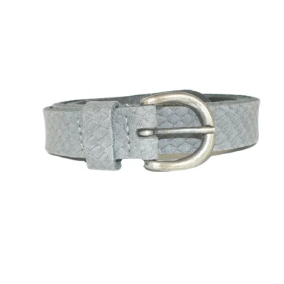 smalle riem 2 cm breed jungle licht grijs