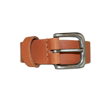 Leren broekriem 3 cm breed cognac altea