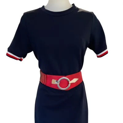 Tailleriem rood elastiek