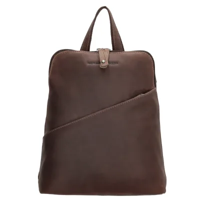 Leren rugzak Hide & stitches japura bruin 20824