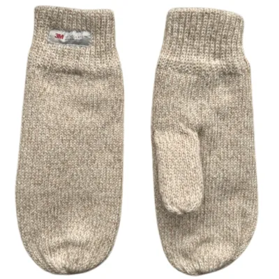 Wanten dames - Winter wanten - Thinsulate - Wol - Beige - One size