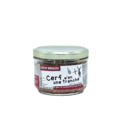 Biologische paté van hert met cognac