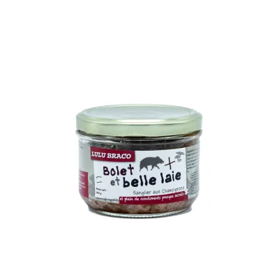 Biologische paté van wildzwijn met champignons