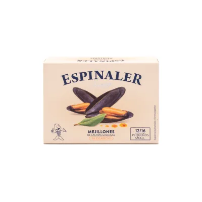Espinaler ingelegde mosselen in blik