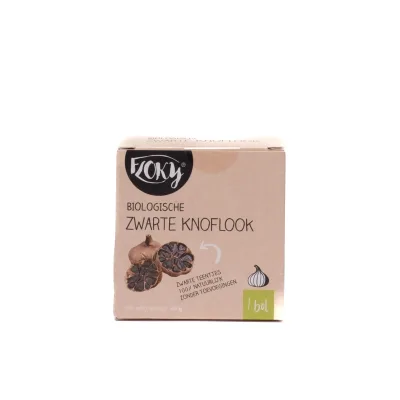 Biologische zwarte knoflook
