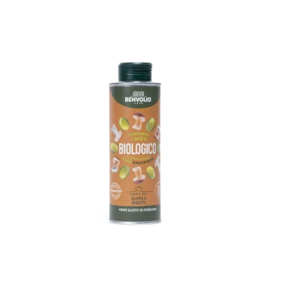 Biologische olijfolie met porcini