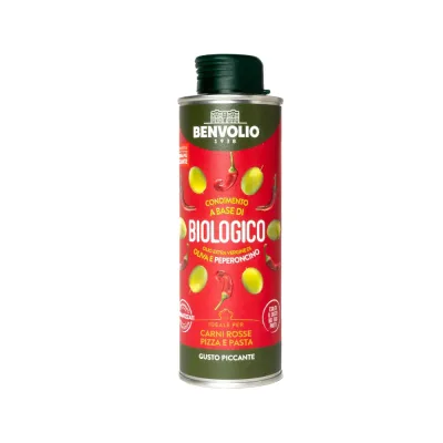 Biologische olijfolie met peper